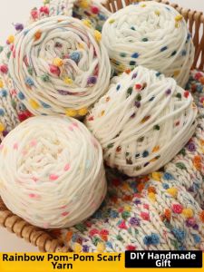 MAIXIANXIAN | Colorful Rainbow DIY Hand Mixed Wool Yarn