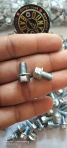 556 - flang bolt m6x10 kunci 8 (10pcs) baut fleng baut rengkes