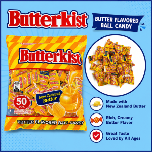 Columbia’s Butterkist Butter Candy 50pcs – Rich & Creamy Butter Flavor