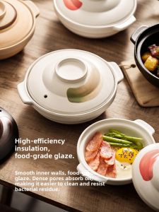 YOGEHOME | High Temperature Resistant Traditional Clay Pot Small