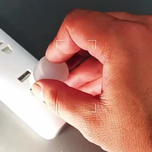 Đèn Ngủ Mini Cầm Tay Có Đèn LED USB Cắm Đèn Bảo Vệ Mắt Đèn Đọc Sách Tròn Thiết Bị Thông Minh Miễn Phí Vận Chuyển