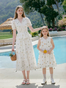 XIANGYING | Matching Mother-Daughter Summer Floral Dress