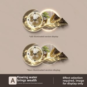 Lighted Luxury Decorative Wall Clock