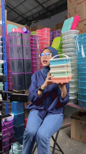 CALISTA LUNCH BOX RANTANG CALISTA GALAXY PREMIUM SET ISI 4PCS