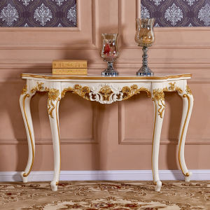 European Style Console Tables Lobby Luxury Wall Cabinet against the Wall Semicircle Side View Partition Decoration Doorway Corridor Narrow
