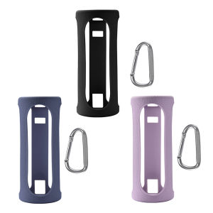 [Vktech]Silicone Case Carrying Case with Carabiner Shockproof Anti-Scratch Soft Skin Sleeve for Ultimate Ears BOOM 4 Speaker