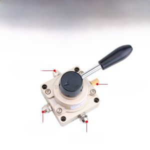 Manual Switch Hand Operated Three Way Valve Aluminum Alloy Material HV-02 HV-03 HV-04 Models from Mainland China