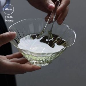 Transparent Green Tea Brewing Bowl Set