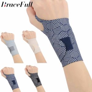 1PCS Ultra-Thin Elastic Wrist Brace WrapsCompression Wrist Support Straps for Carpal Tunnel Arthritis Sprains Wrist Pain
