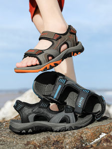 Teenage Boys Summer New Fashion Sandals Wide Foot Anti-Odor Middle School Students 12 13 Big Kids 15 Years Old Breathable Casual Sandals