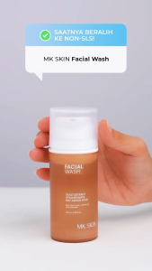 Facial Wash Yeast Extract Hyaluronate Soy Amino Acid MK Skin - El Ashfaa Boutique