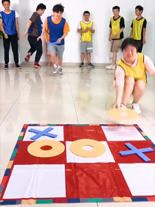 Tic Tac Tac Toe Game Outdoor Portable Lawn Backyard Games Multiplayer Games Team