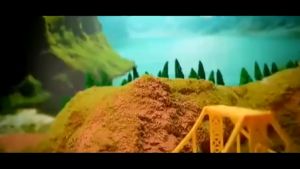 2 in 1 Railway Car Toys Adventure Dinosaur Mountain Road With Parking 10 Car Building
