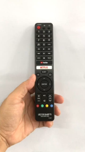 Remote Dùng Cho TV SHARP Điều Khiển Tivi Internet Android Smart Thay GB346WJSA GB345WJSA GB326WJSA Không Nói Tặng Kèm Pin AAA