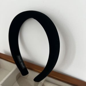 Màu Đen Băng Đô Quấn Tóc Nhung Nữ Vintage Phong Cách Hồng Kông Sang Trọng Đa Năng Phụ Kiện Băng Đô Quấn Tóc Kẹp Tóc Hàn Quốc Sốt Cùng Phong Cách