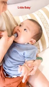 Little Baby - Sikat Lidah Silikon Premium Silicone Finger Toothbrush SLS0922