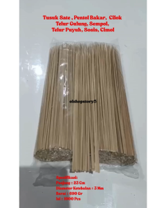 Tusuk Sate Maranggi / Sate Ayam / Sate Kambing Isi Kurang Lebih 1000 plastik