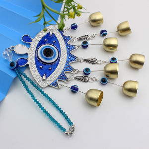 Wall Decorations Blue Big Eyes Blue Devil Eyes Copper Wind Chimes Car Hangings Wall Hangings Lucky Charm 2026