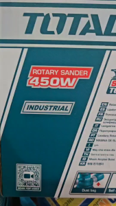 TOTAL รุ่น TF2061506 แบบลูกเบี้ยว / Random Orbit ( Rotary Sander ) เครื่องขัดกระดาษทราย กลม 450 วัตต์ เครื่องขัด ขัดกระดาษทราย