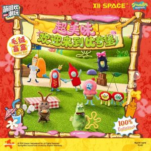 MENGYUANHUAN | Hộp Mô Hình Ngẫu Nhiên Spongebob Squarepants Chào mừng đến với Bikini Bottom