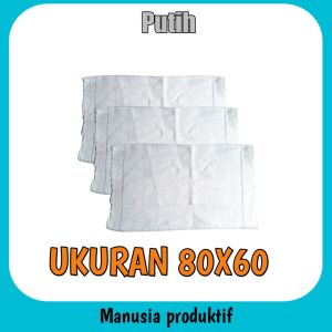 ISI 20 PCS Lap pel 80x60 KING SIZE super jumbo Lap mobil kendaraan kaca lantai basah kering Lap tangan Refill cap butterfly lap