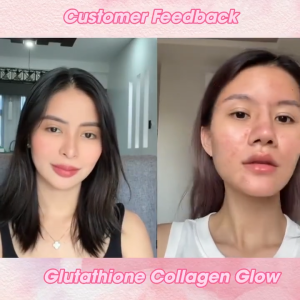 Nature Glow Glutathione Collagen Glow dietary supplement gummies. Strawberry flavor for Brighter Skin、Anti-Aging、Whitening Skin
