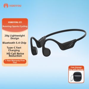XIAOYOU | Bone Conduction Bluetooth Earphones for Running and Cycling
