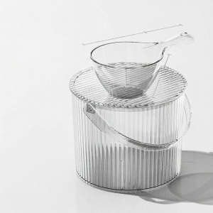 ZHENMIAO | Portable Transparent Fishing Bucket Plastic