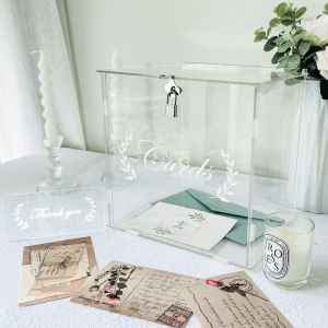 Our Warm Wedding Card Box: A Clear & Secure Gift Solution