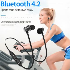 Tai Nghe Bluetooth TWS Tai Nghe Bluetooth đeo cổ Nhét Tai Chơi Game Âm Nhạc Tai Nghe Đếm Bước Tai Nghe Không Dây có mic Nam Châm Treo Cổ Thể Thao Chống Nước Tai Nghe