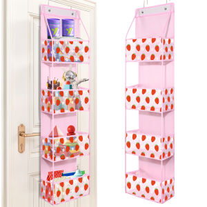 4/6layer Multi-functional Cloth Storage Bag Hanging Bag Multi-layer Storage Bag Foldable Living Room Miscellaneous Storage Shelf