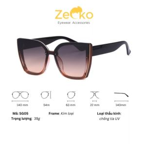 Kính mát nữ thời trang Zecko SG05 chống tia UV