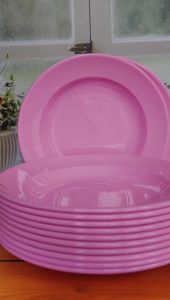 PIRING MAKAN MELAMIN BAHAN TEBAL ISI 6 PCS BEST SELLER BAYAR DI TEMPAT