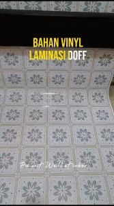 Stiker Tegel Sticker Lantai Keramik Ubin Tile Wall Sticker Lantai Rumah Tahan Air Bahan Vinyl Solid Premium