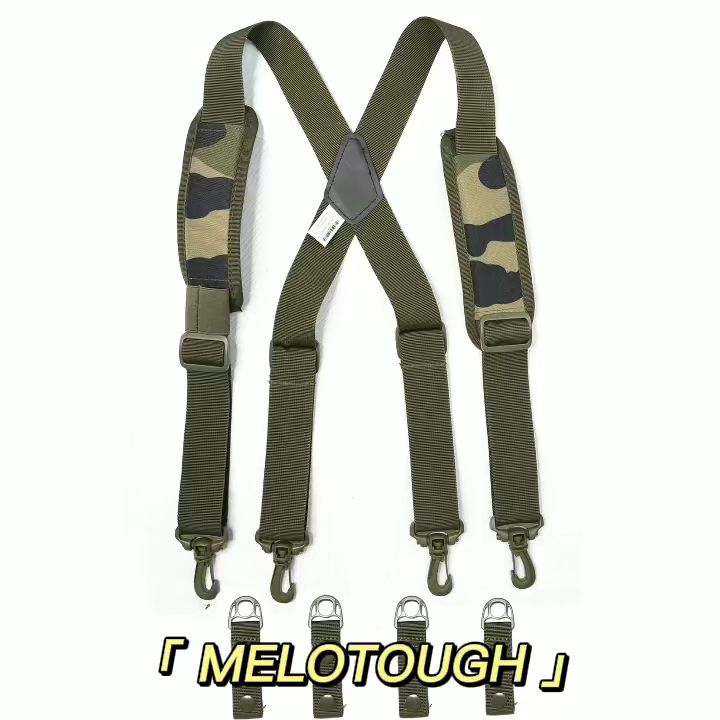 Tactical Suspenders , Suspenders for Duty Belt Belt with Padded ...