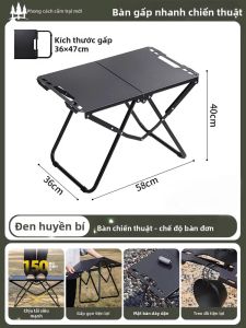 XIANGNANSONG | Bàn Gấp Nhôm Dễ Mang Đẹo