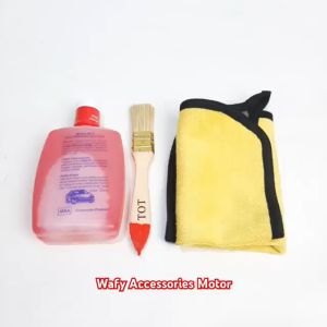 Paket Obat Jamur Kaca + Kuas + Kain Lap Microfiber Pembersih Jamur Kaca Mobil Motor Dan Kaca Lainya