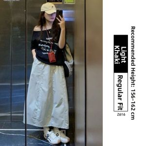 YAYANGREN | Womens Skirt Work Style A-line High Waist Lightweight Quick-drying