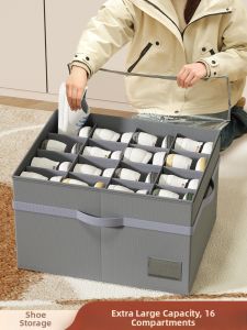 Transparent Foldable Shoe Storage Dustproof Shoes Box