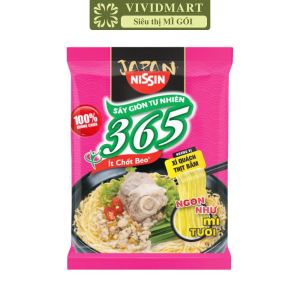 [GÓI LẺ] - NISSIN - Mì 365 có 3 vị: Xí Quách Thịt Bằm Lẩu Thái Hải Sản Súp Miso Rong Biển Nhật - Mì không chiên 365/ Mì gói 365/ Mì Healthy 365/Mì ăn liền Ba Sáu Năm- (64g-68g/gói).
