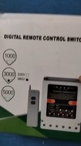 Công tắc điều khiển từ xa rf 3 pha 380v 10KW 3KM điều khiển máy bơm nước từ xa không dây