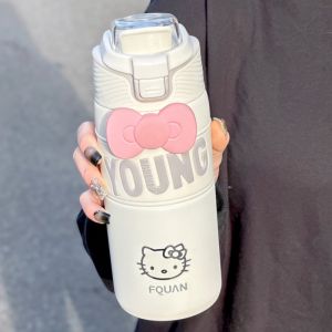 ถ้วยดื่มน้ำแบบแยกชาและน้ำสำหรับผู้ชายและผู้หญิง ทรงสปอร์ต ความจุ 450 มล. - 680 มล. ถ้วยดื่มแบบพกพาที่สวยงามสำหรับนักเรียน