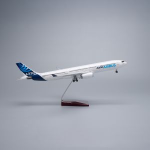 1:135 Scale Aircraft 47cm Diecast Resin Plane Air-bus A330-300 Prototype Diecast Airplanes Model Wheels Base Aviation Display
