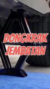 Dongkrak Jembatan Mobil Manual Car Scissors Jack 15 ton - ZEN CAR PARTS