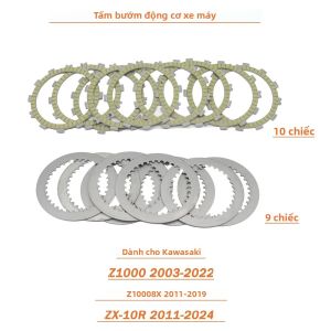 Bộ Đĩa Ma Sát Thép Côn Bền Bỉ Thay Thế Cho Xe Máy Kawasaki Z1000 ZX-10R Z1000SX