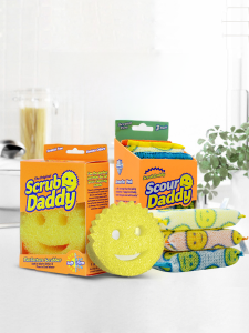 American Scrubdaddy Classic Dad Magic Scouring Pad Absorbent Dish-Washing Sponge Cleaning Brush Smiley Face Spong Mop