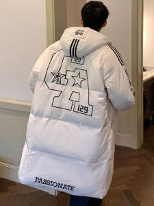 Trendy Mid-Length Thickened Winter down Jacket for Men And Women Knee-High Warm Bread Style Coat for Couples And Students