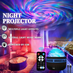 other | Galaxy Starry Sky Projector USB Lamp Remote Control Bedroom Decoration Christmas Party LED Lights Gaming Room Wedding Decoration