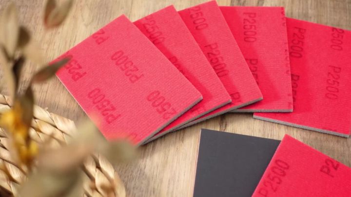 60 miếng bọt biển chà nhám 320-2500 grit, miếng chà nhám siêu mịn, khối chà nhám mềm, miếng chà nhám ướt khô, giấy nhám siêu mịn cho đánh bóng mô hình, vác
