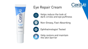 Cerave Eye Repair Cream | Under Eye Cream for Dark Circles and Puffiness | Suitable for Delicate Skin Under Eye Area